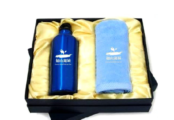 運(yùn)動(dòng)水杯+毛巾促銷禮品套裝--碧桂園房地產(chǎn)禮品