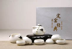 茶禮禮盒-定窯 企鵝壺