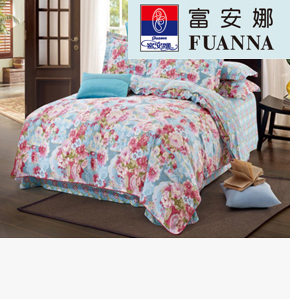 房地產(chǎn)交房禮品--富安娜家紡--床上四件套-春意暖閣