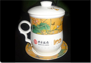 富貴花蝶-同心杯