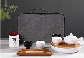 商務(wù)禮品 · 茶具套裝白瓷玉蘭壺