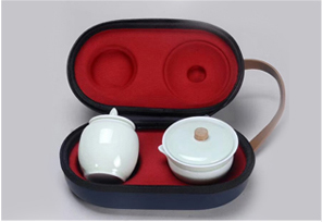 白玉瓷 · 一壺兩杯+罐禮盒